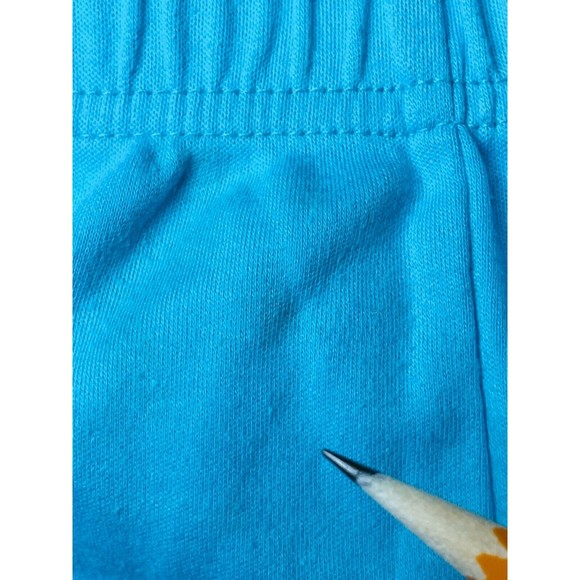 Girls Size 9M 6-9 Months Two Piece Pink Bunny Giraffe Elephant Top & Blue Shorts - Picture 6 of 6